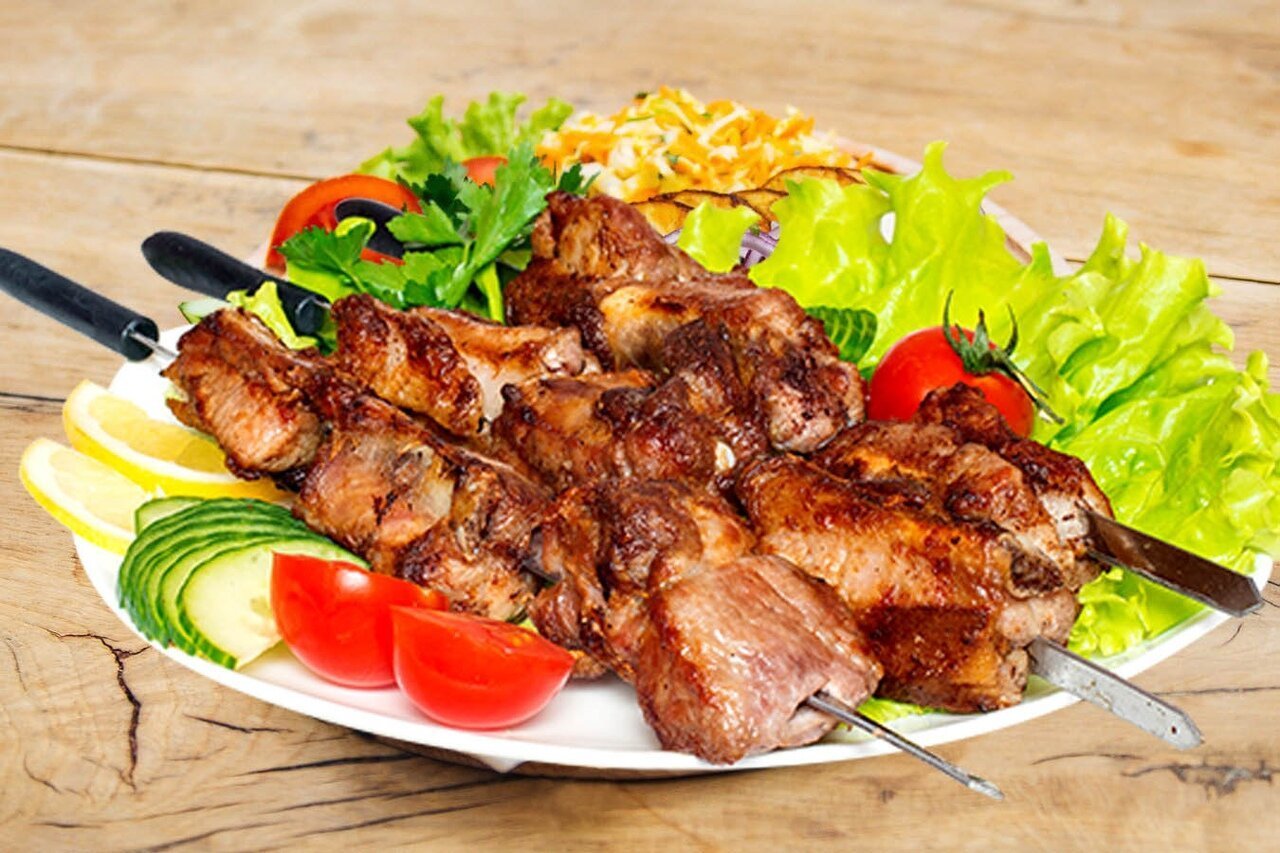 Шашлык из свиной шейки