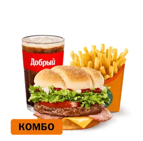 Мехико Бургер Комбо Стандартный