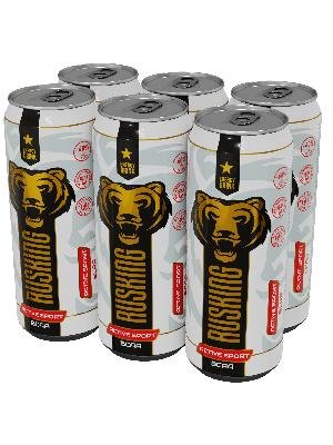 Энергетический напиток RUSKING Active Sport 0,45 ж. б., 12 шт.