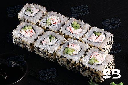 Ролл Калифорния кунжут
