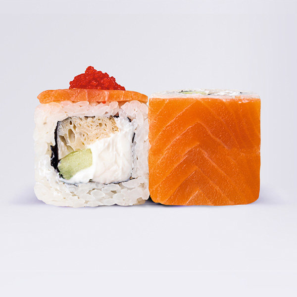 Ролл Сяке-тобико маки