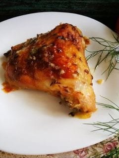 Бедро куриное запеченое