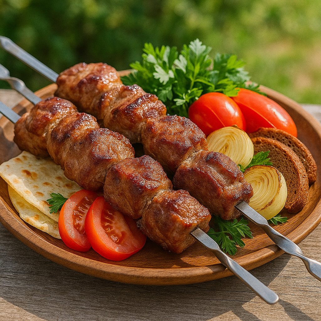 Шашлык из свиной шеи