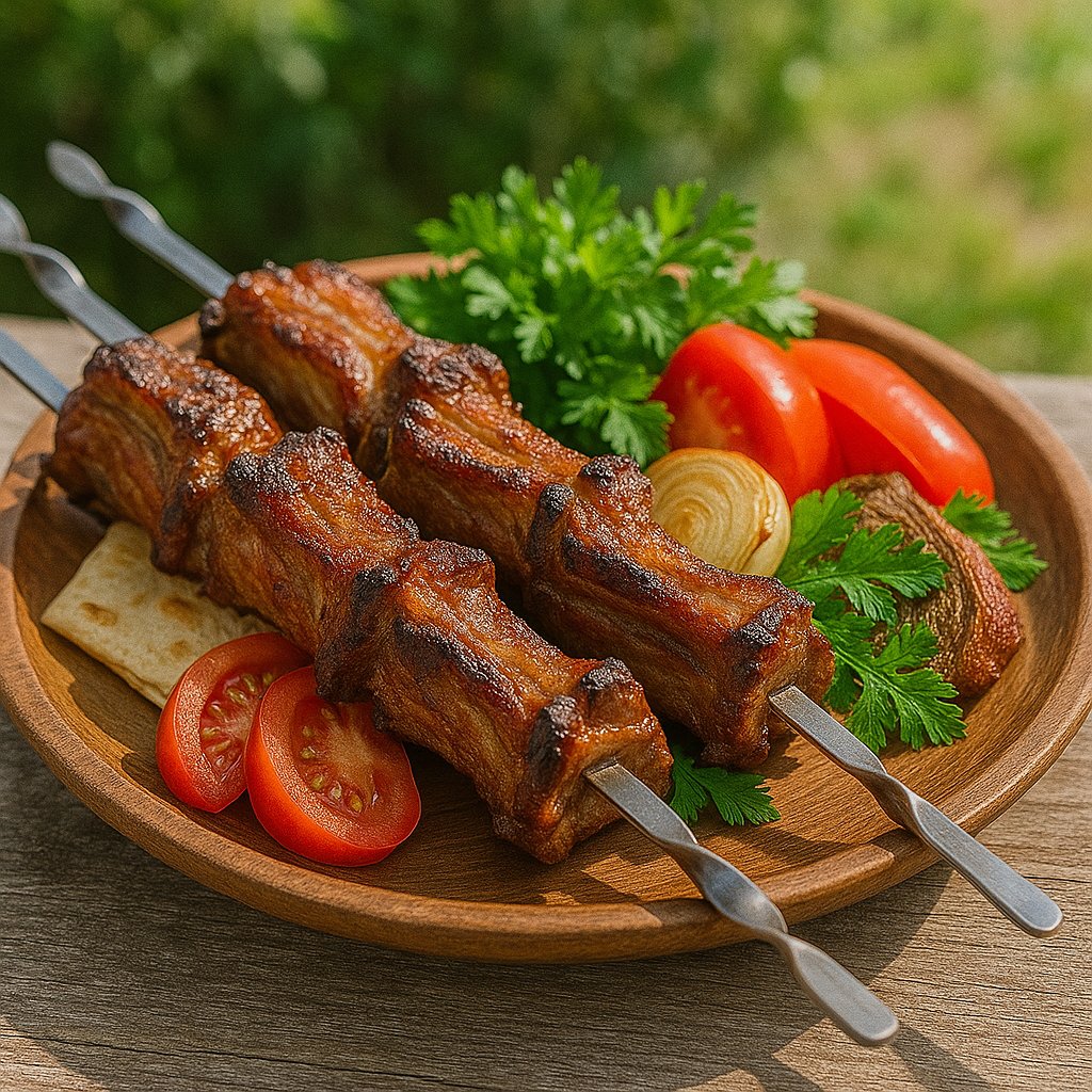 Шашлык из свиных рёбрышек