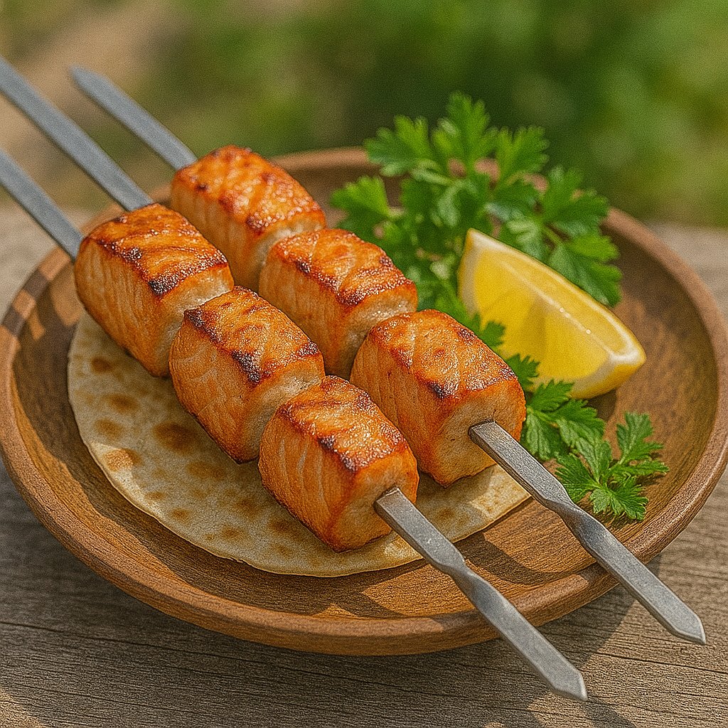 Шашлык из лосося