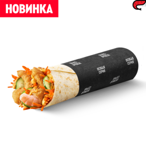 Корейский ролл с креветками
