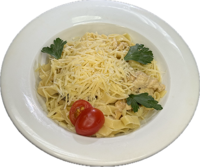 Фетучини альфредо