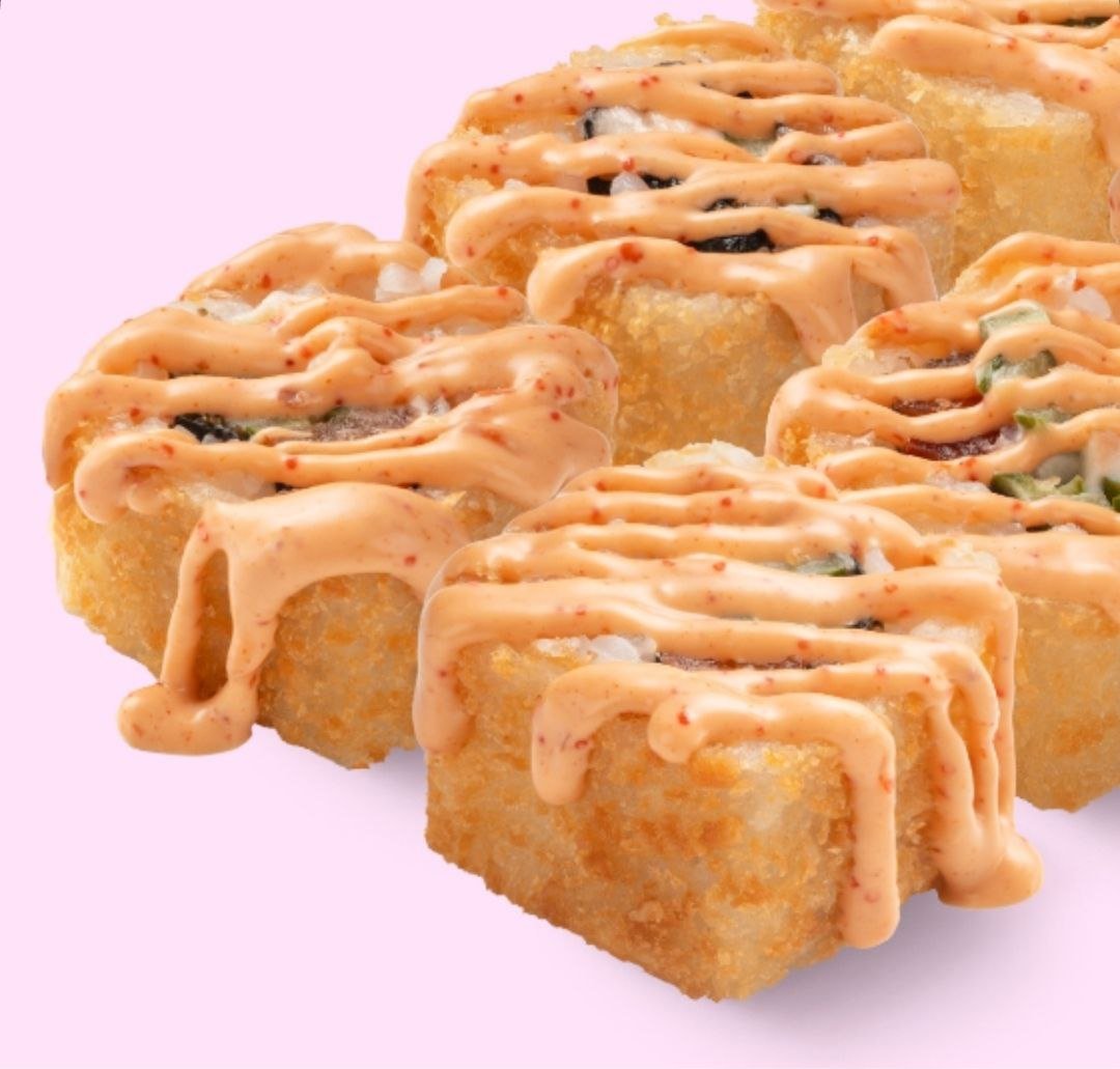 Лосось чили-майо темпура