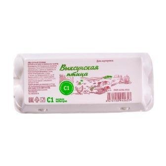 Яйцо куриное столовое ВЫКСУНСКАЯ ПТИЦА С1 10 шт. конт. 11112