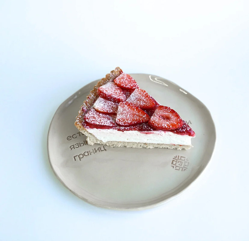 Тарт с малиной