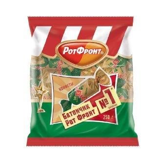 Конфеты БАТОНЧИКИ с орехами 250 гр. Рот Фронт 21765