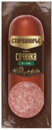 Колбаса СОЧИНКА в/к по-фински с сочным окороком в/у 300 гр Стародворье 22949