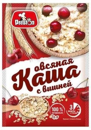 Каша овсяная ПРЕСТОН с вишней 37 гр 5933