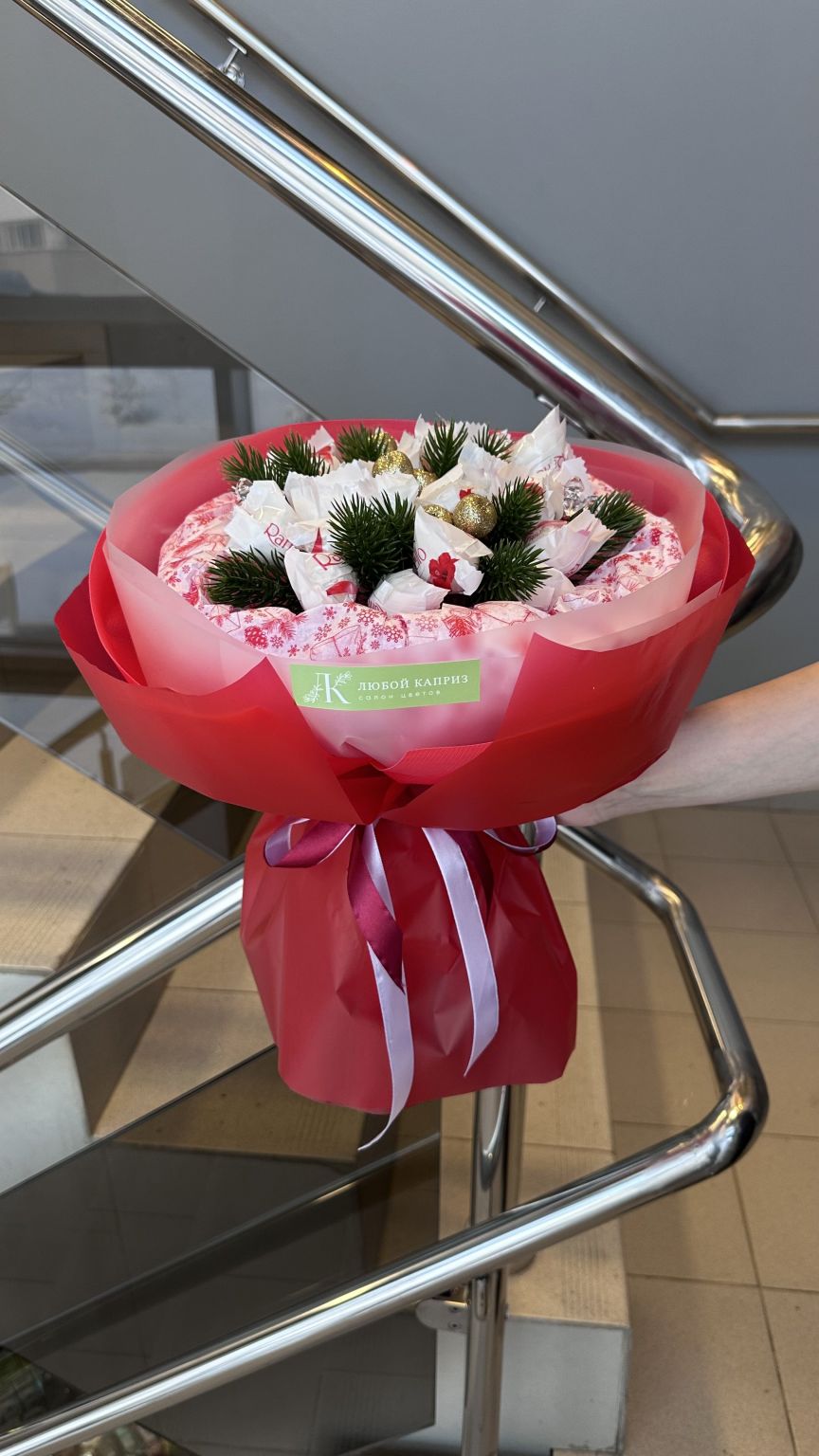 НГ букет из конфет