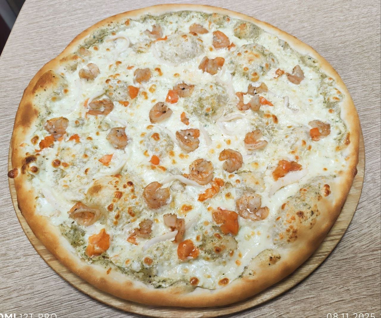 Пицца с Морепродуктами