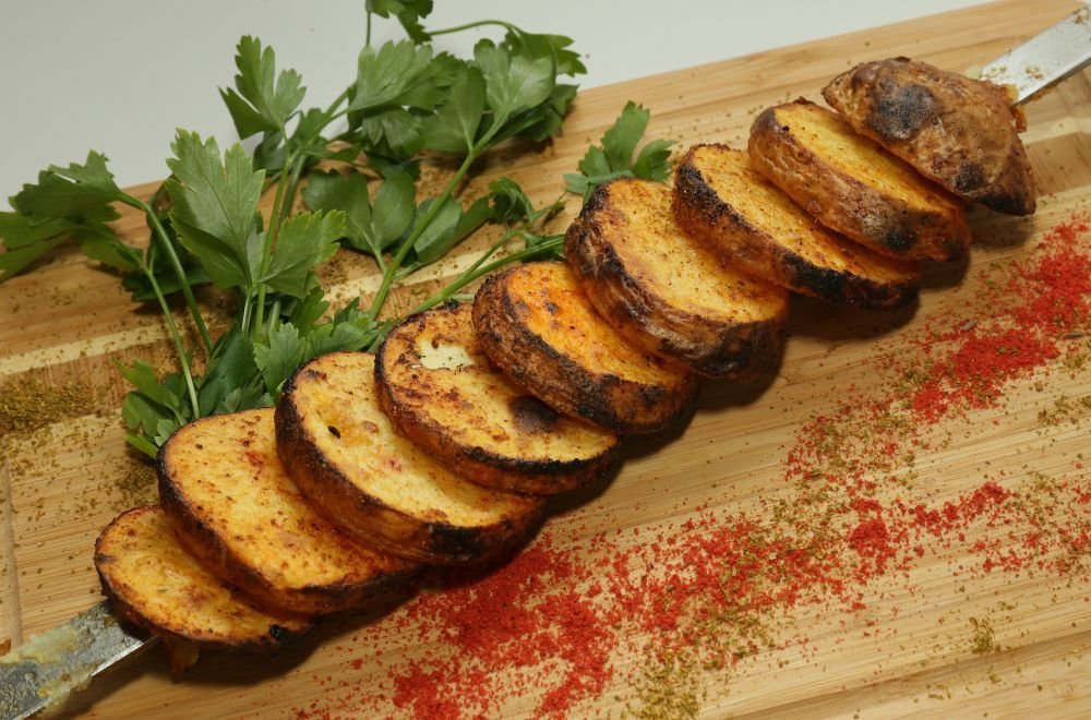 Картофель на мангале