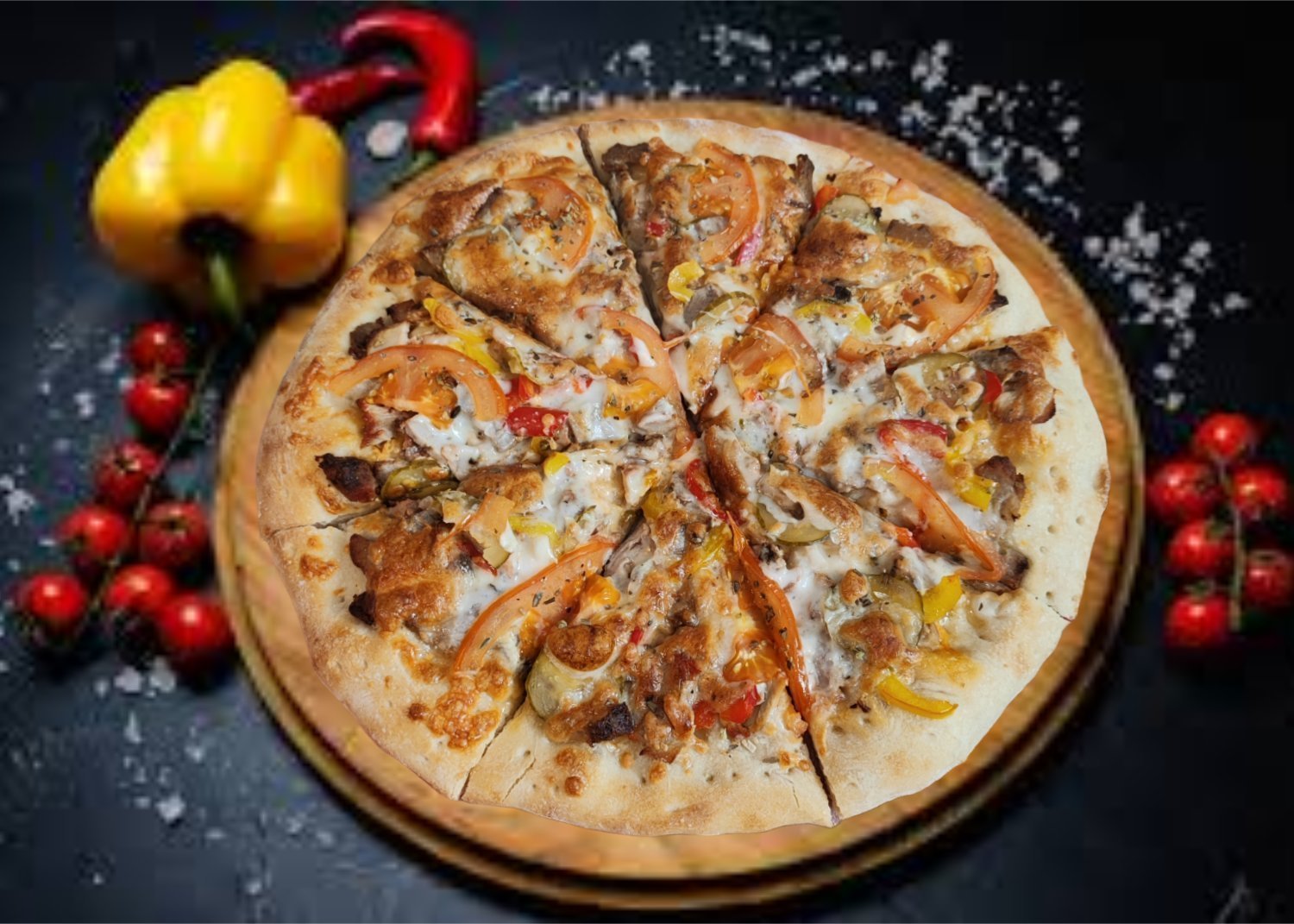 Пицца шашлычная 26см