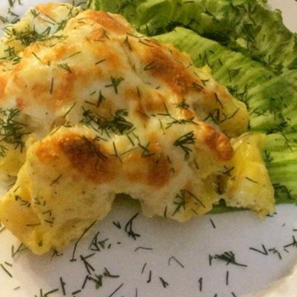 Картофель запеченный с сыром