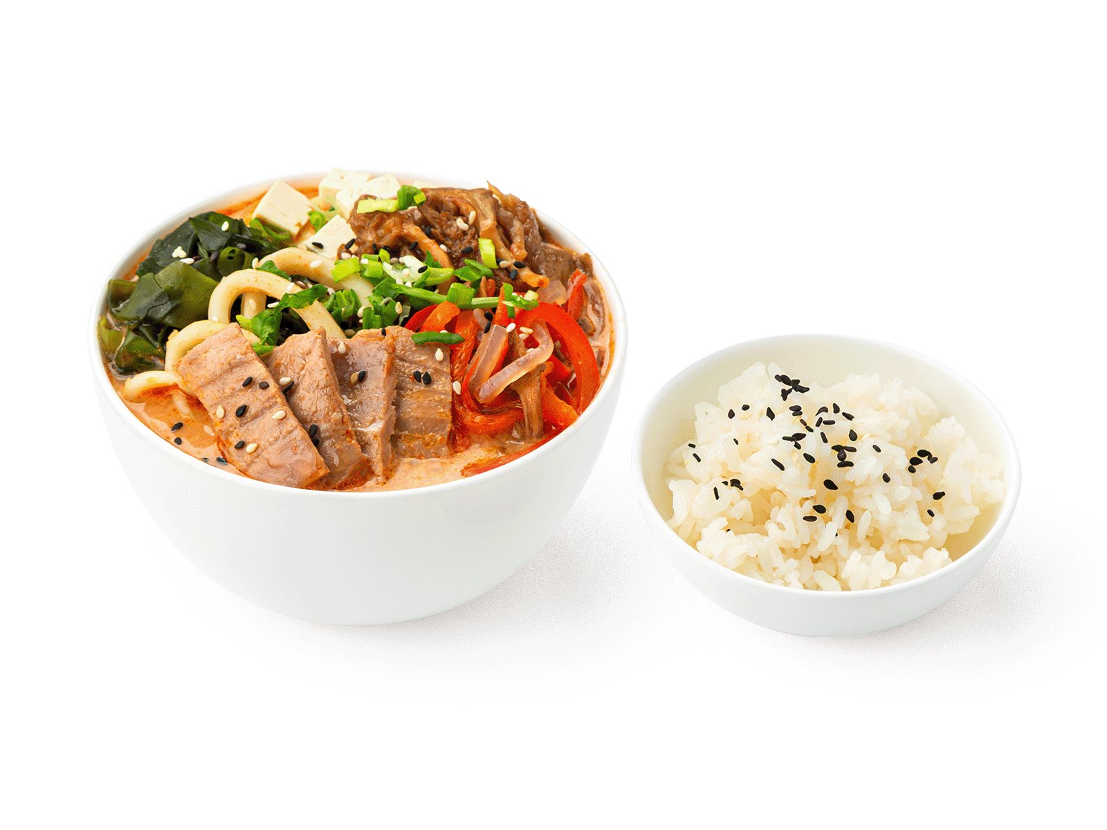 Сливочный суп с тунцом и кальмаром