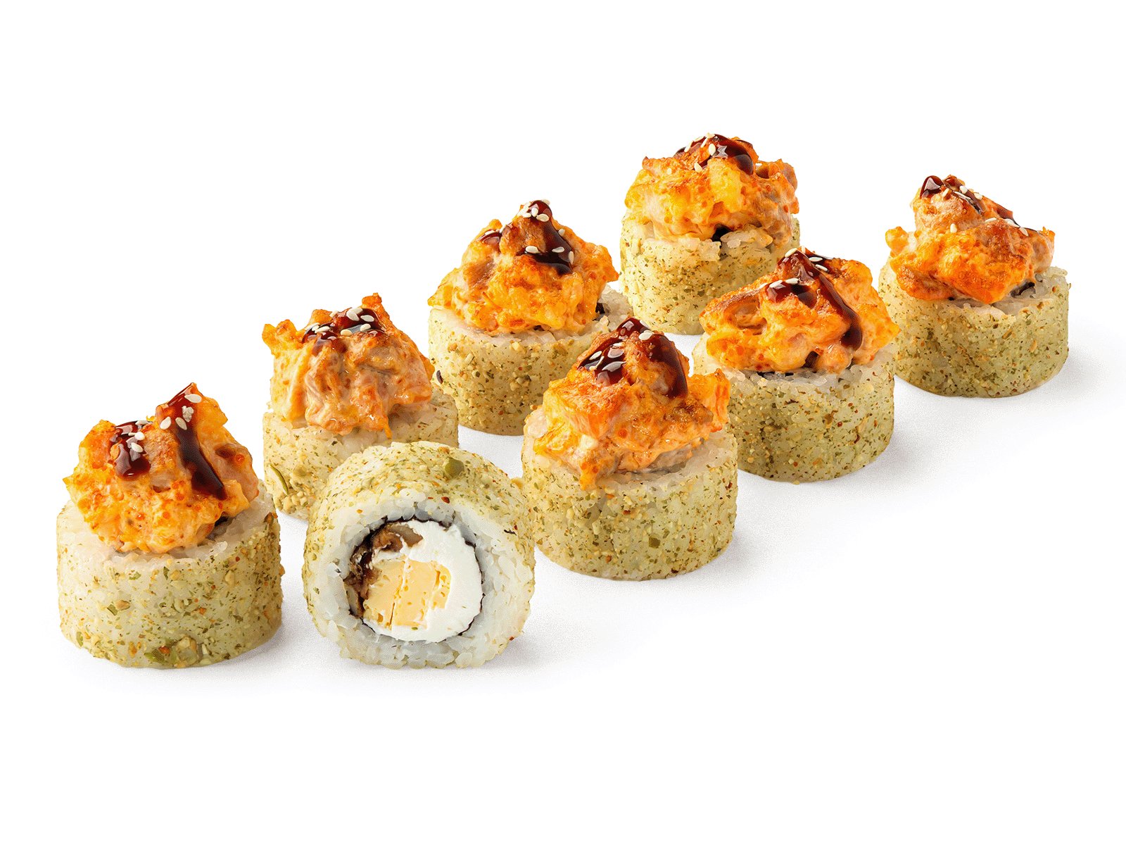 NEW! Запечённый ролл Моремания