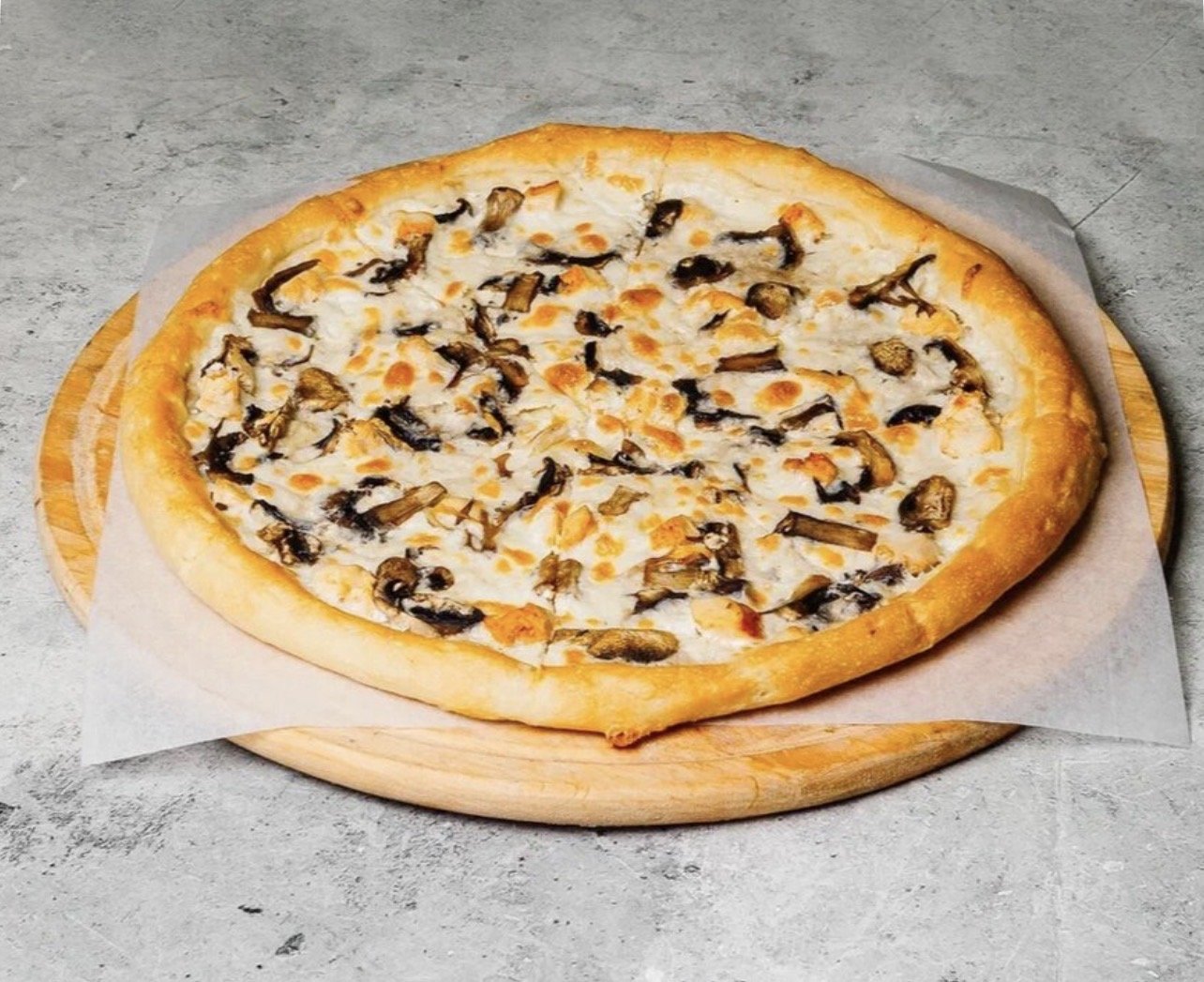 Пицца Курица-грибы 33 см.