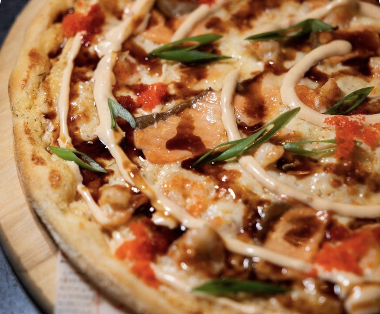 Пицца с морепродуктами