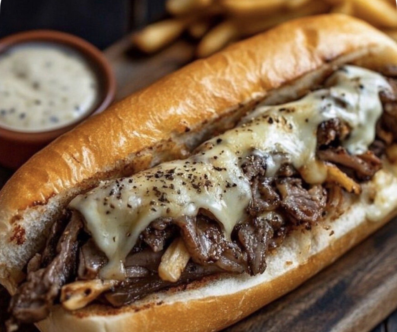 Хот-дог с раной говядиной