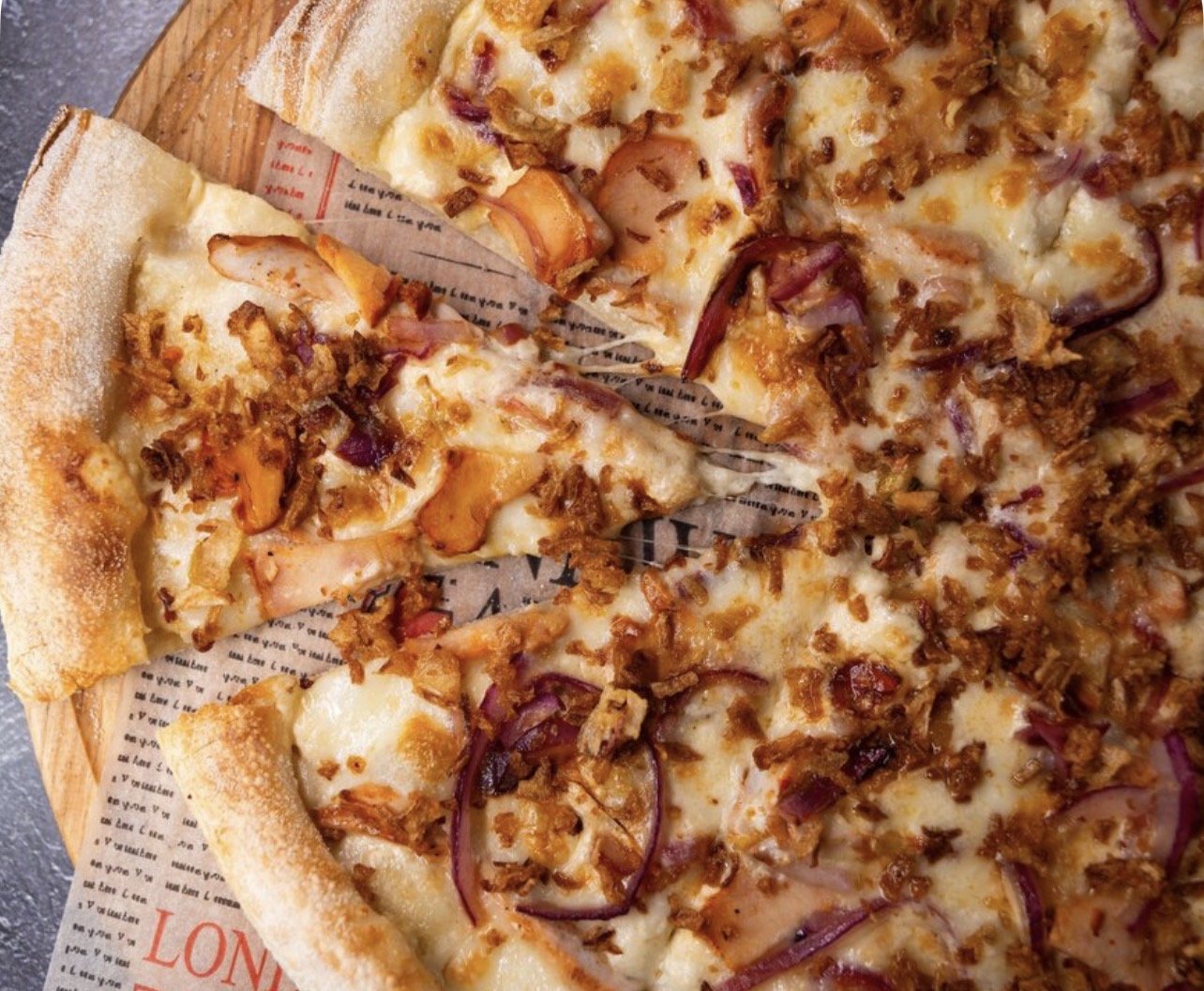 Пицца Курочка по-французски