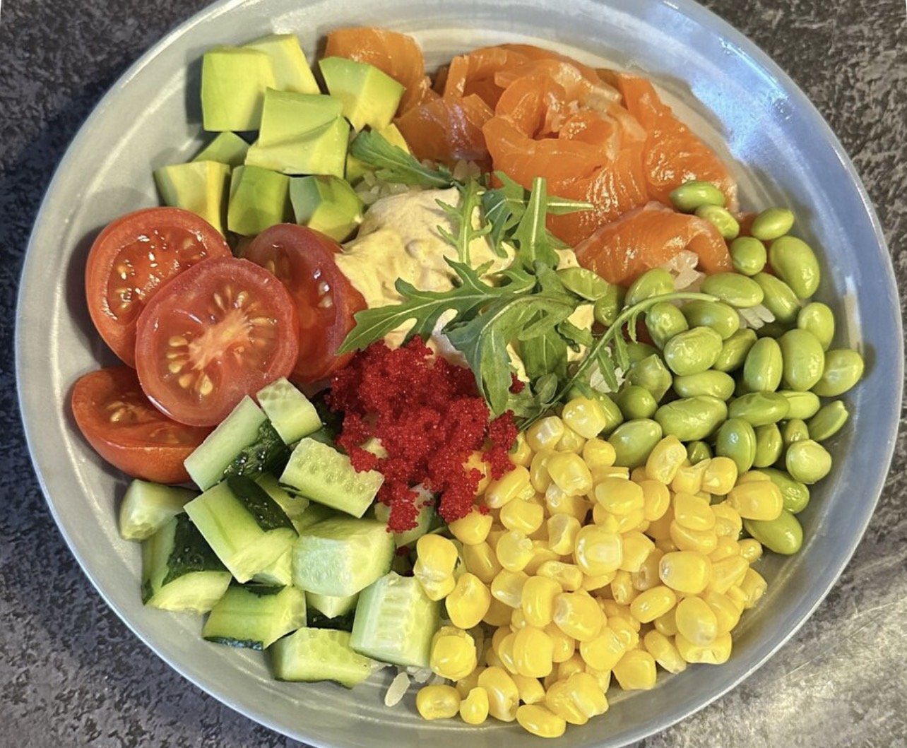 Поке с лососем