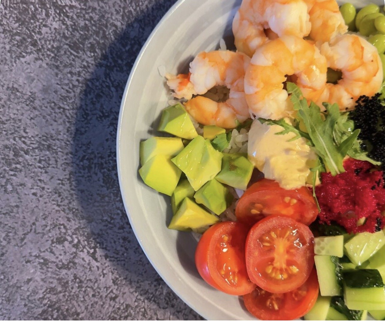 Поке с креветкой