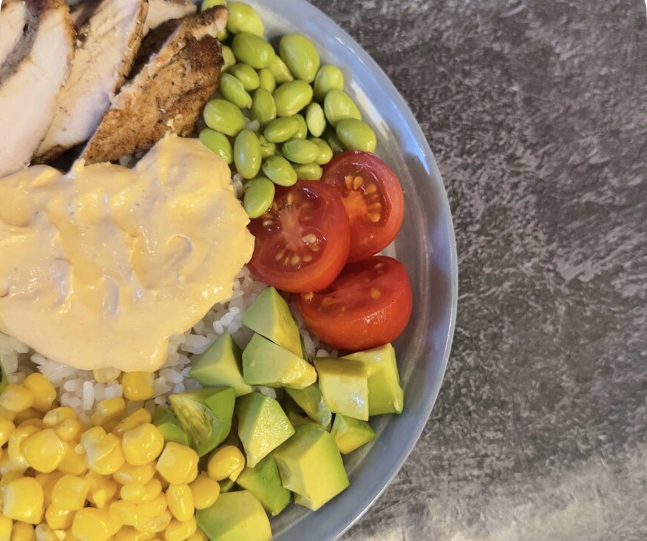 Поке с курицей