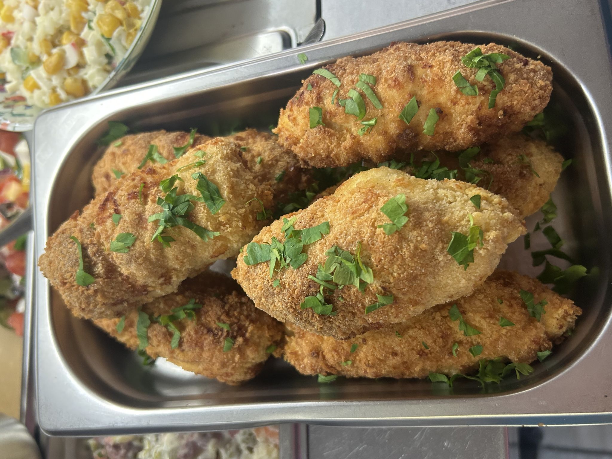 Куринный рулет с сыром