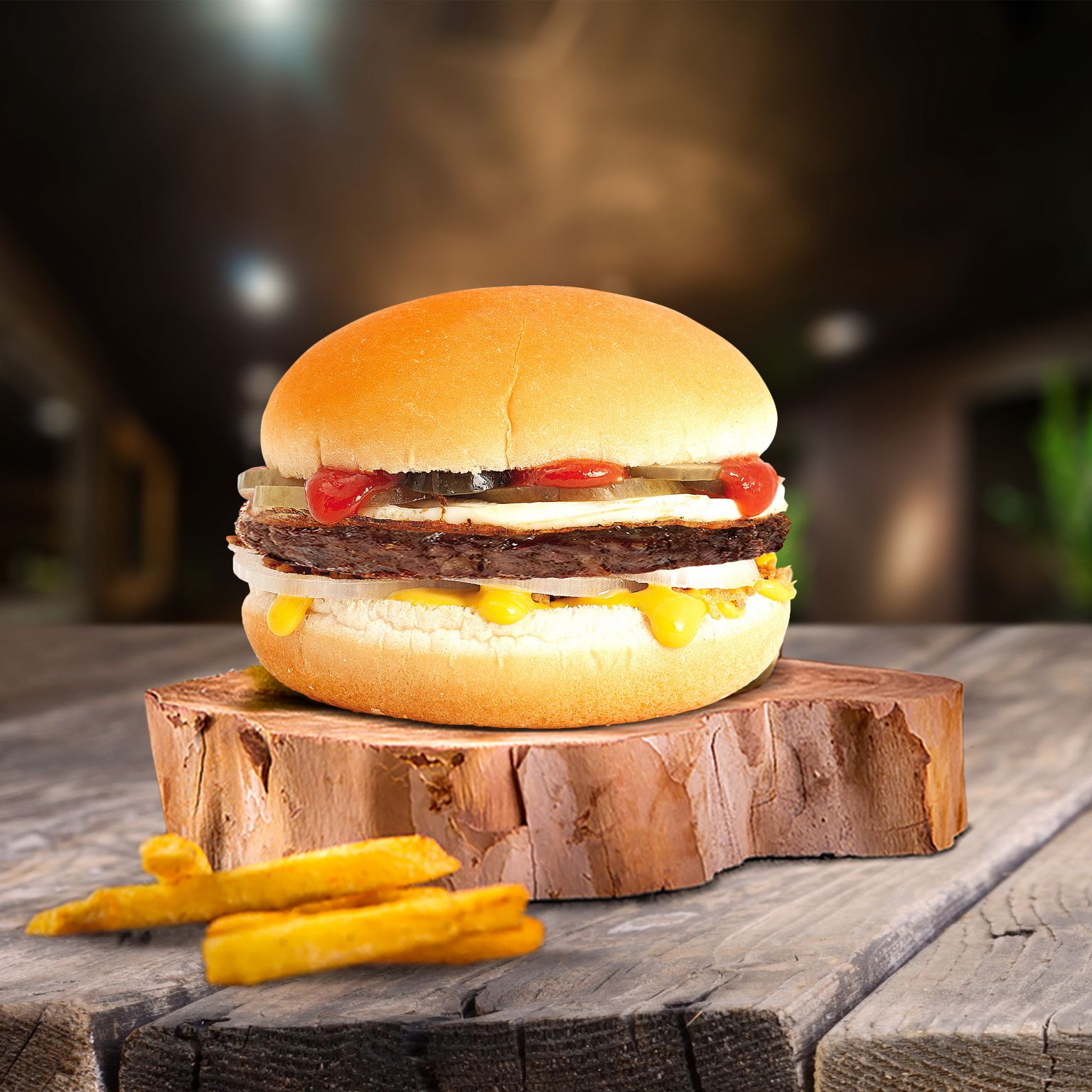 Breakfast бургер