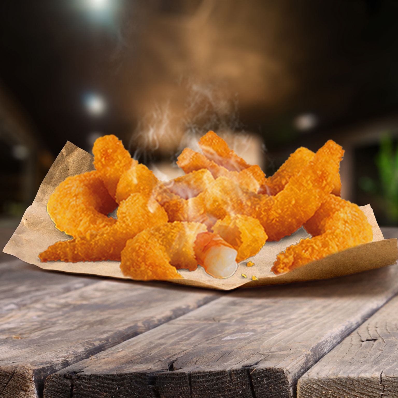 Креветки в панировке