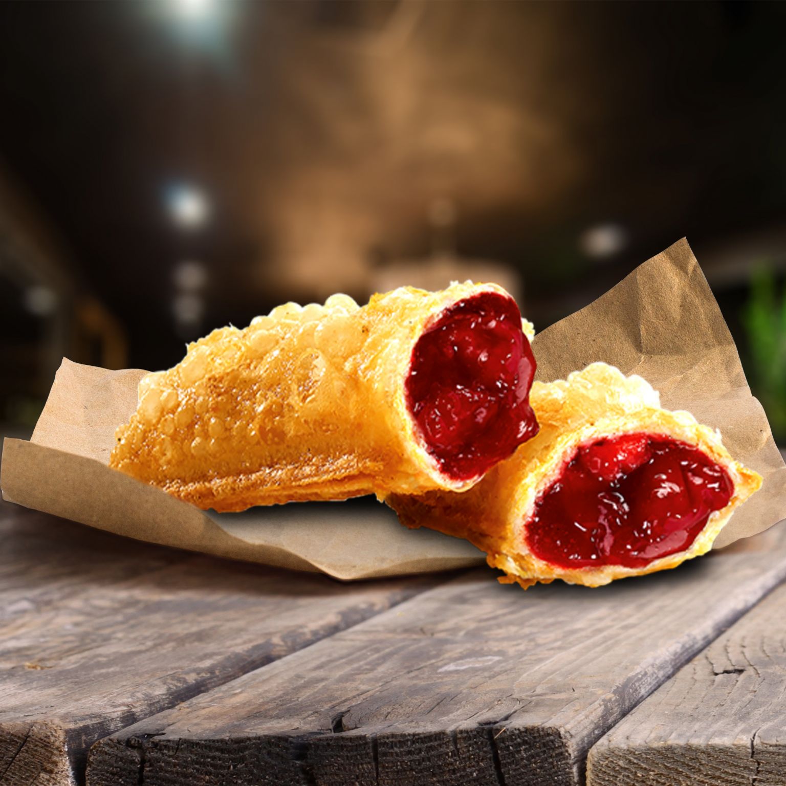 Пирожок с лесной ягодой