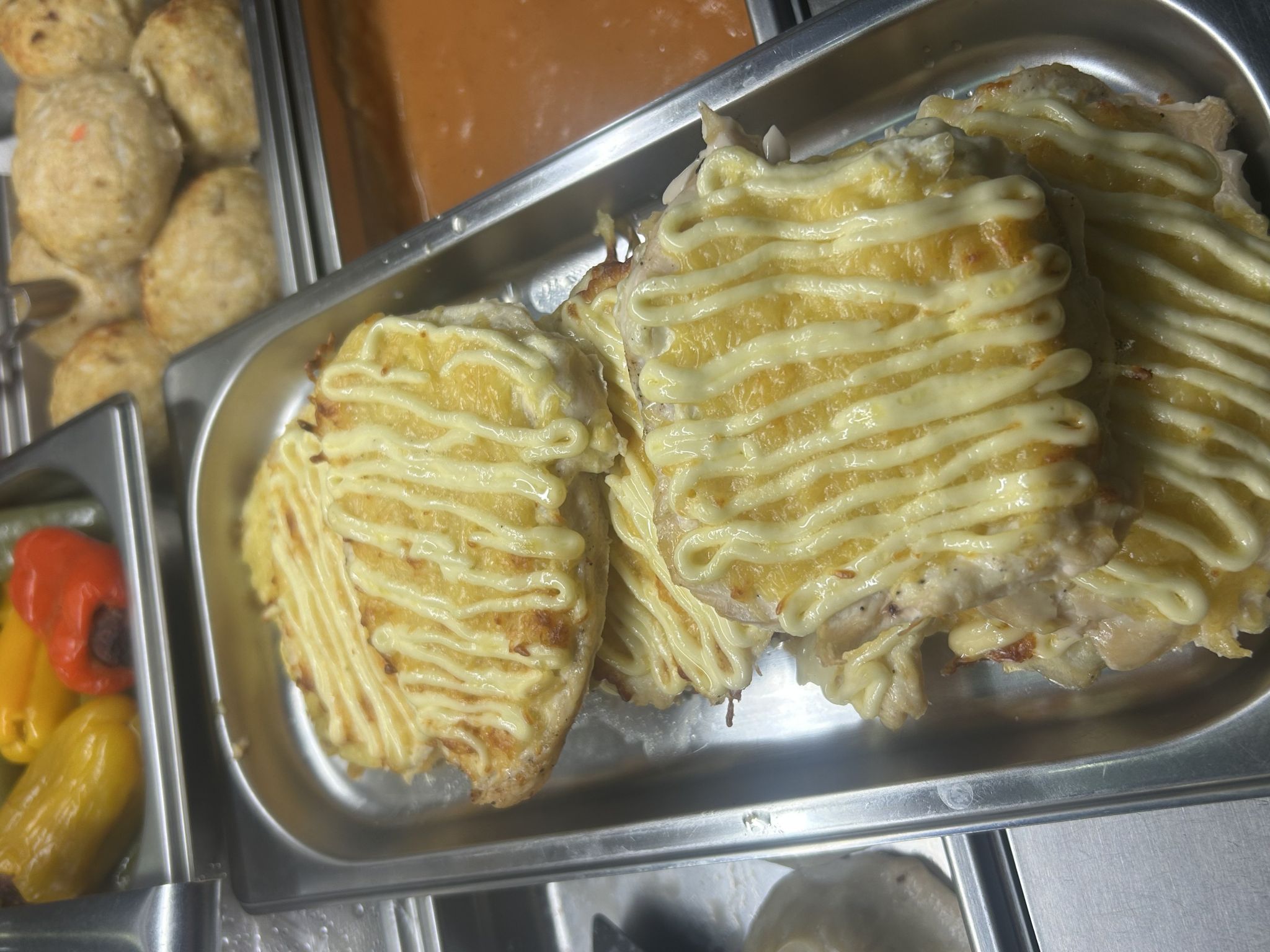 Куринные отбивные с сыром