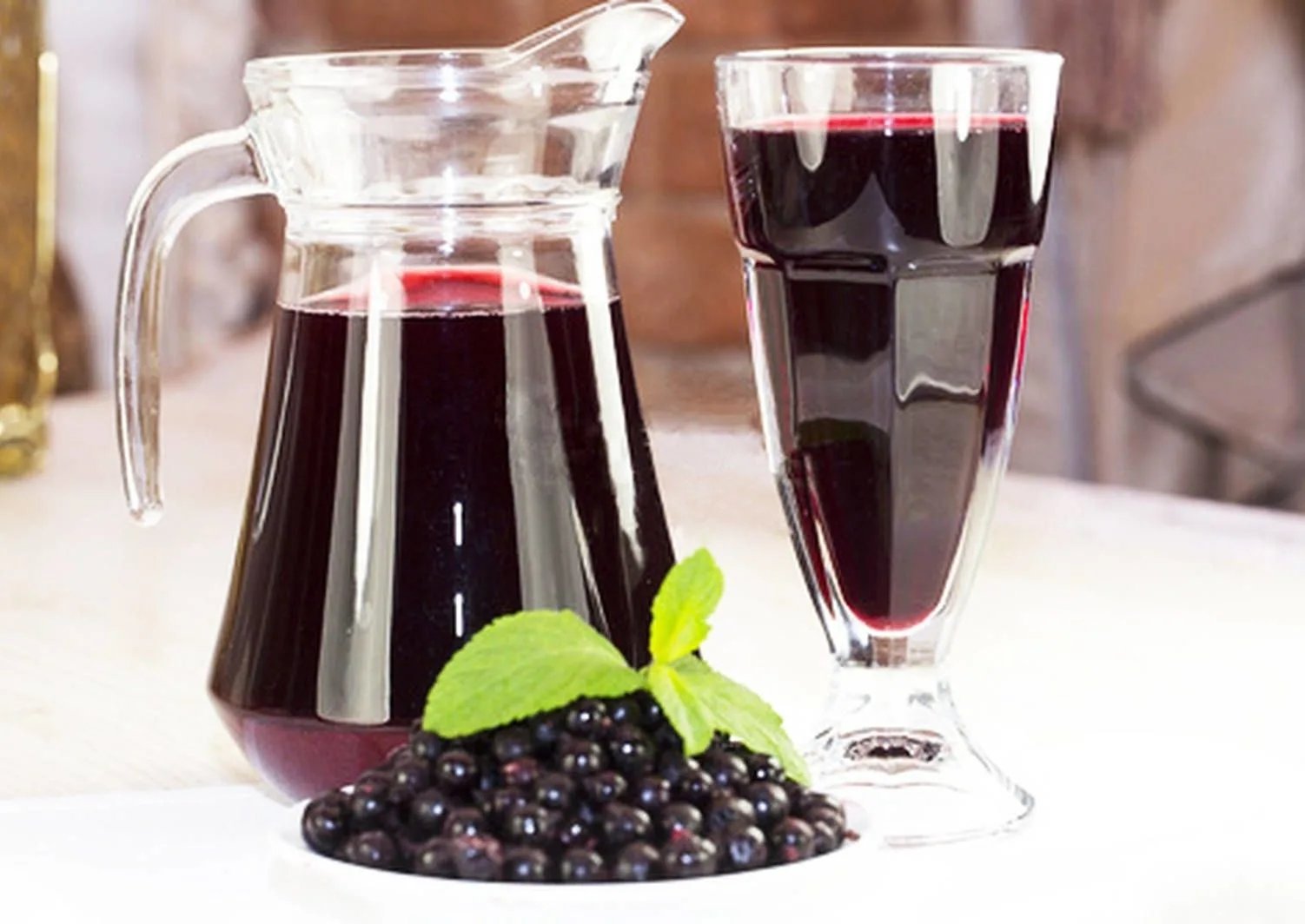 Морс из чёрной смородины 1 литр