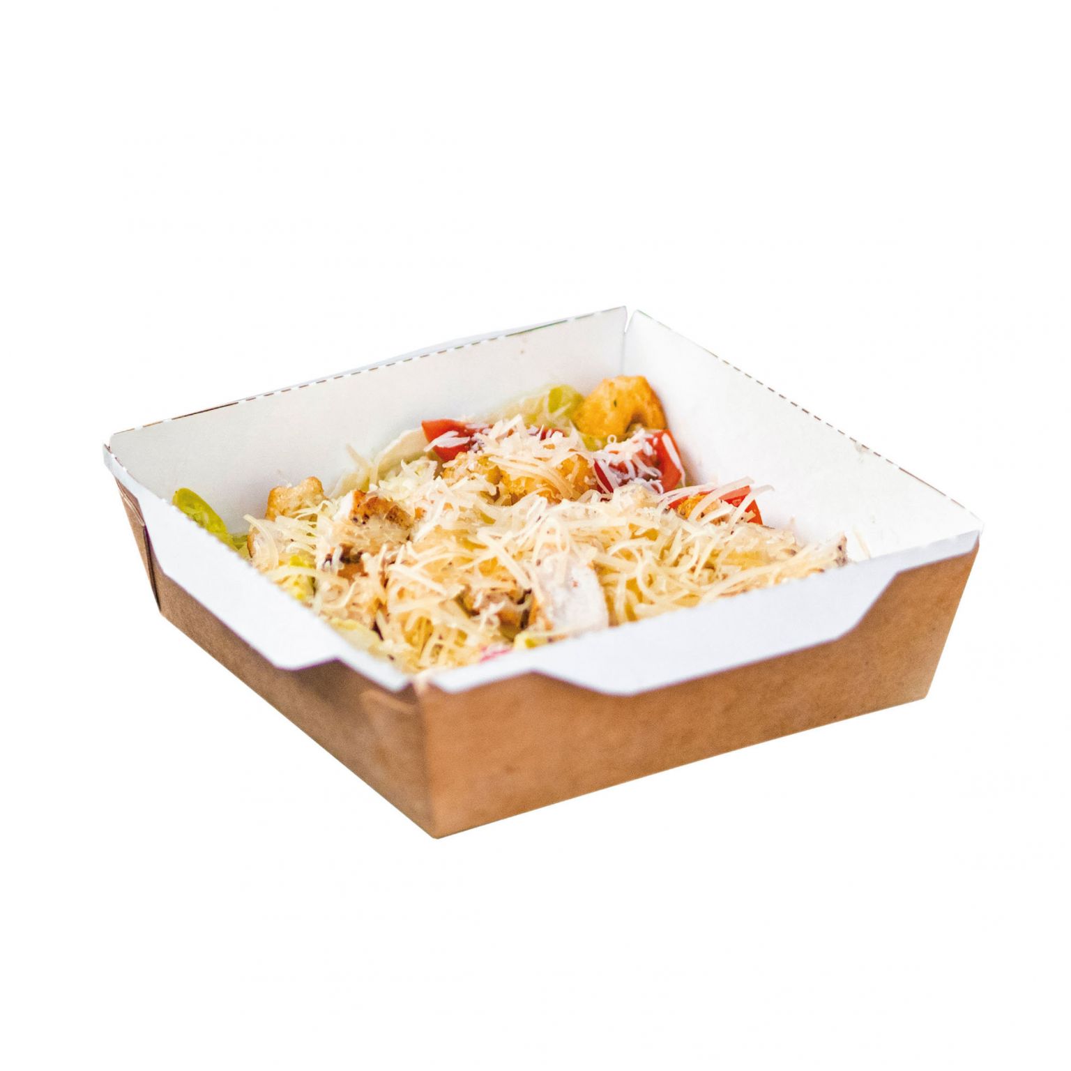 Салат Цезарь с креветками