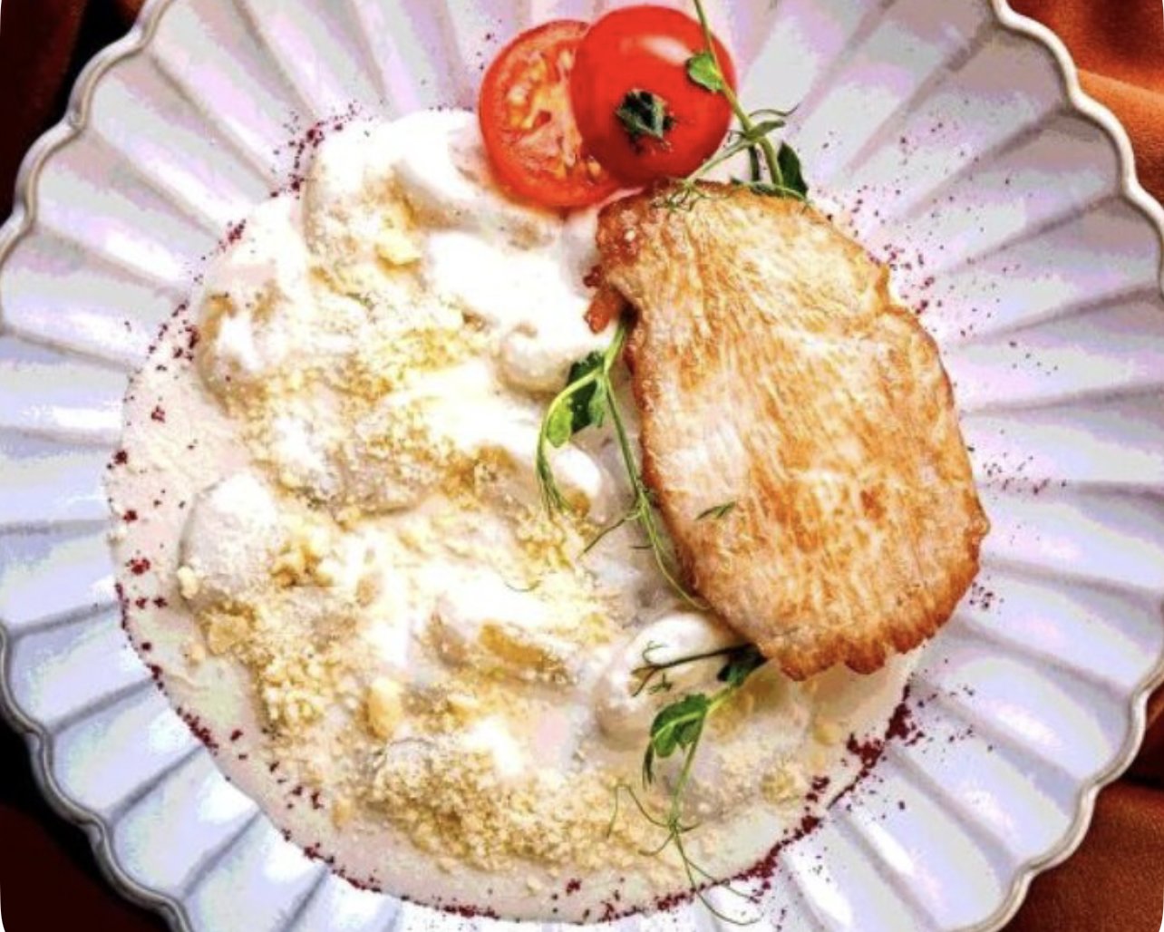 Ньокки с индейкой