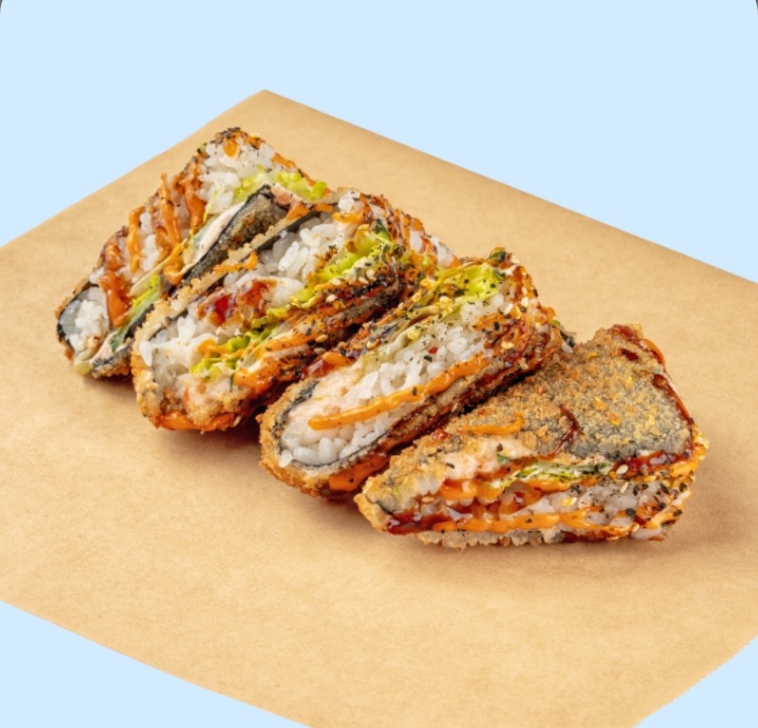 Суши тако с лососем