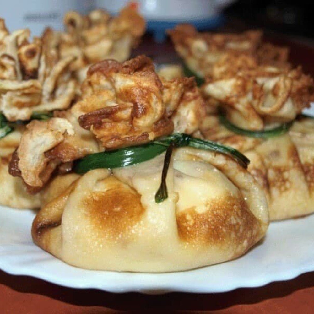 Блины с жульеном из курицы