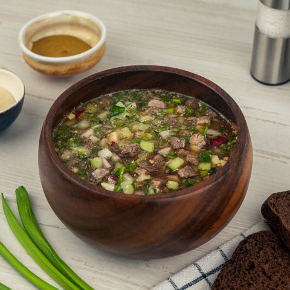 Окрошка с говядиной