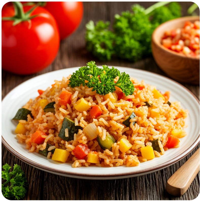 Плов с овощами