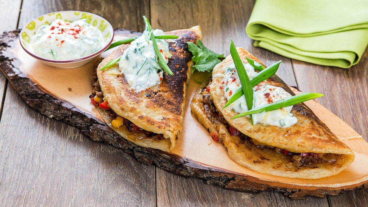 Кесадилья мясная