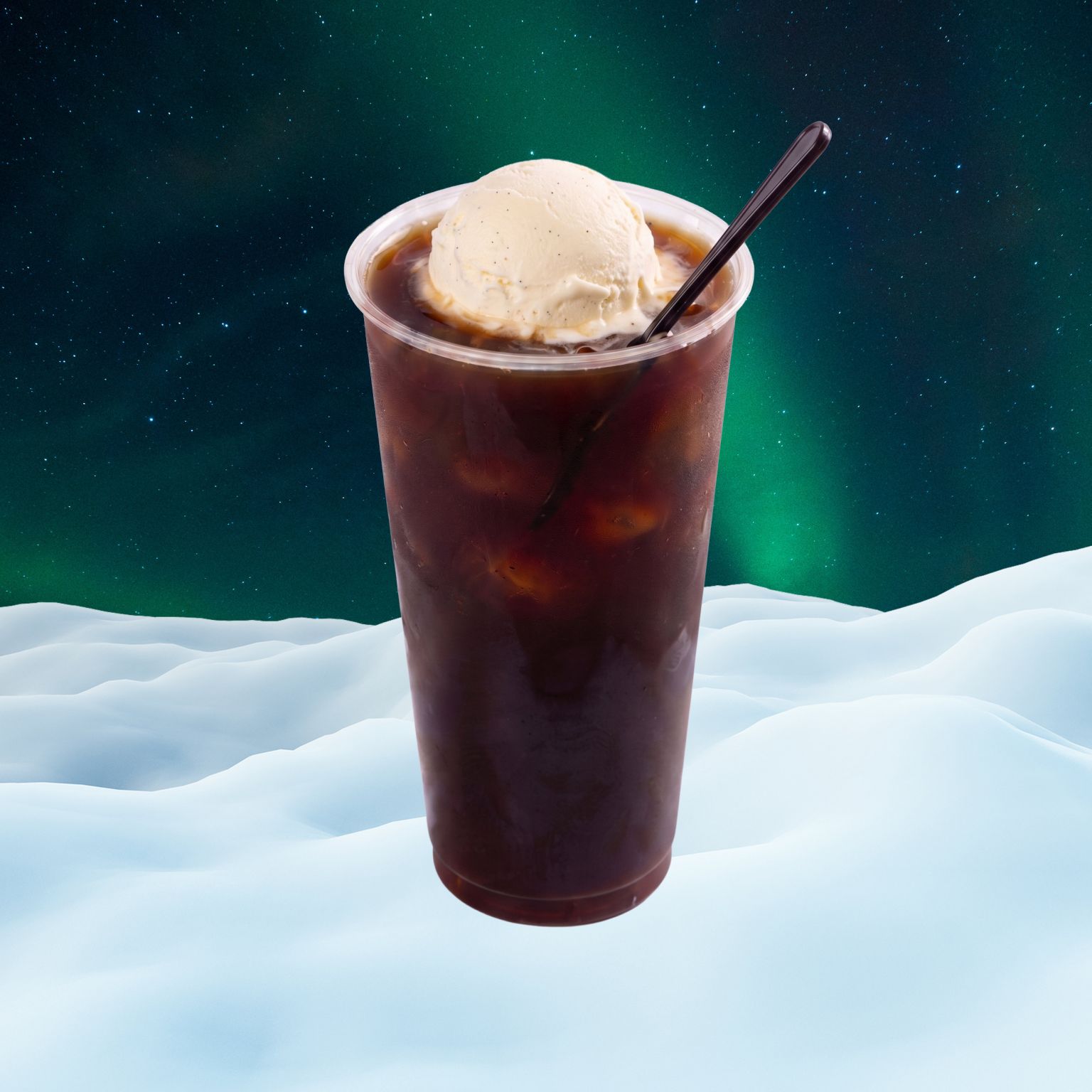 Капучино с шариком мороженого 350мл