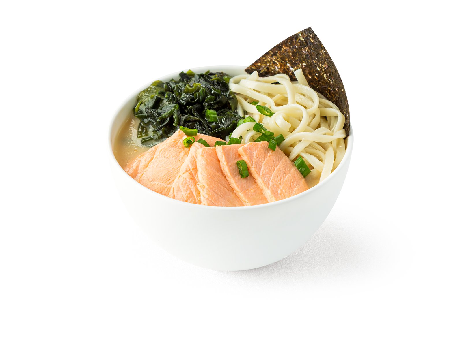 Суп сливочный Рамен с лососем