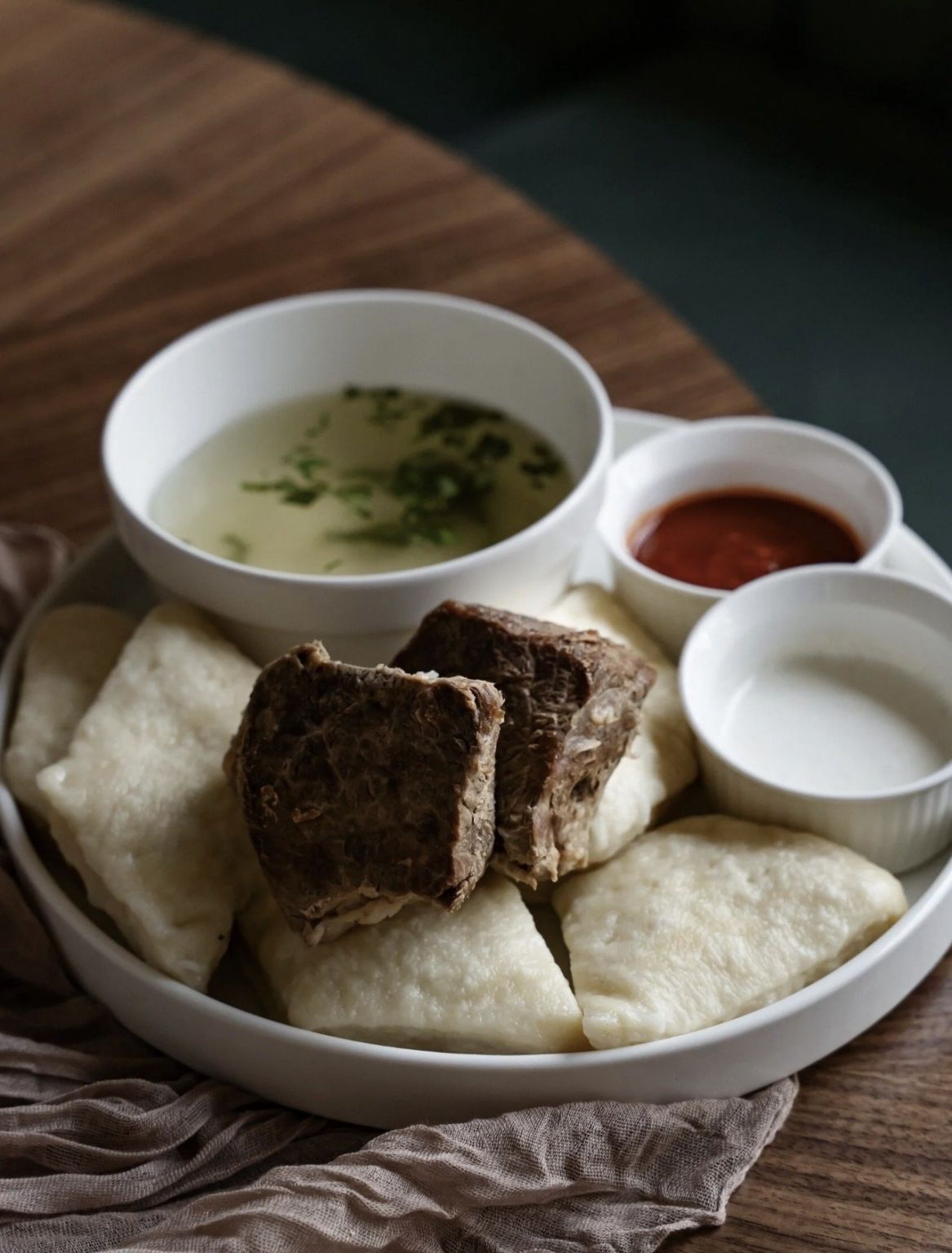 Хинкал аварский с сушенным мясом