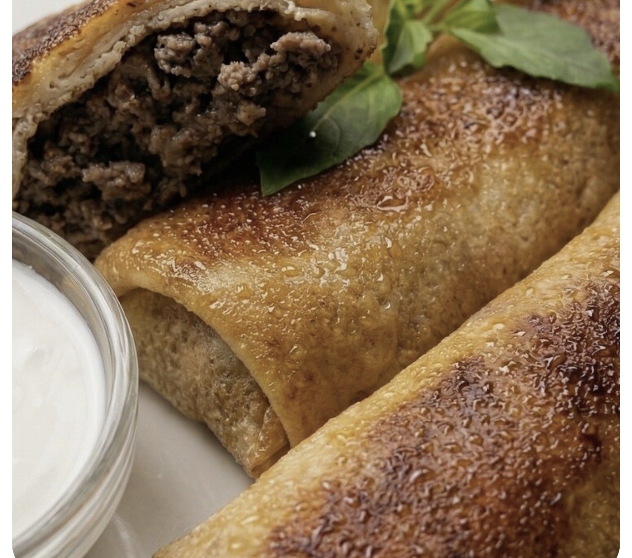 Блины с мясом