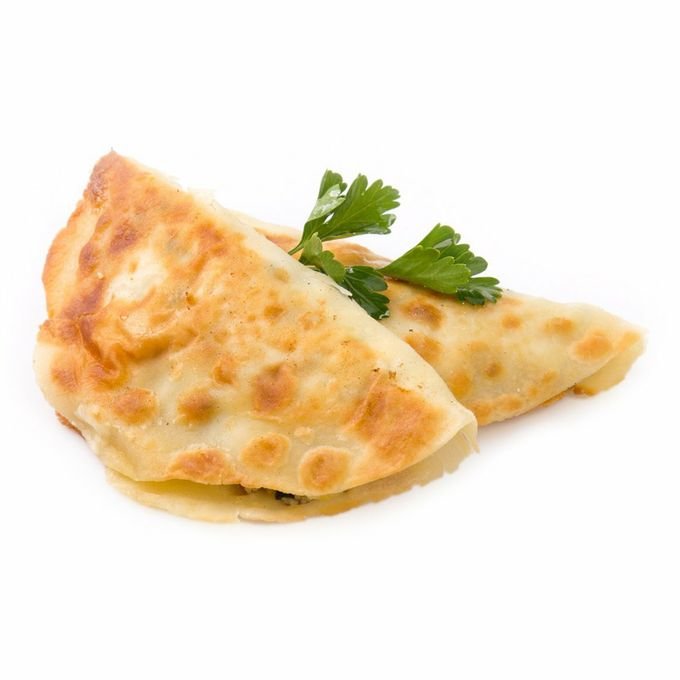 Кыстыбый с зеленью и яйцом