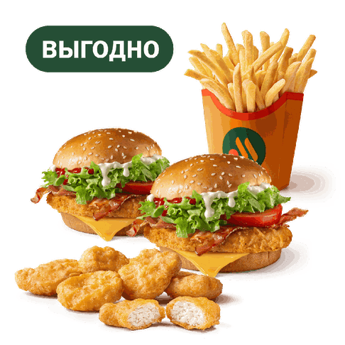 Сет Чикен Премьер с Наггетсами